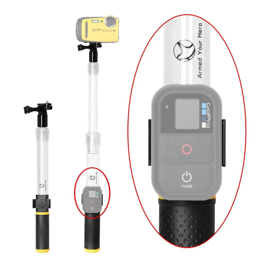 2-секционный раздвижной плавающий полюс 45-80 см для дайвинга серфинга