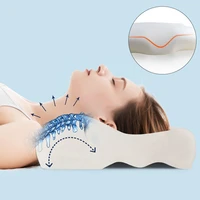 size in 5030cm memory foam bedding pillow neck protection health neck rebound shaped pillow slow butterfly memory foam cer u9c5