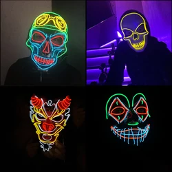 Светодиодная маска для карнавальных вечеринок