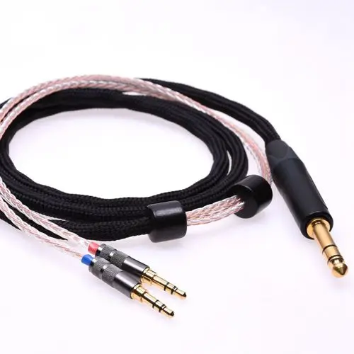 Черная Втулка 16 ядер 5N Pcocc Hifi кабель 2x3,5 мм для Hifiman Arya HE1000se HE5se HE6se HE4xx кабель для обновления наушников