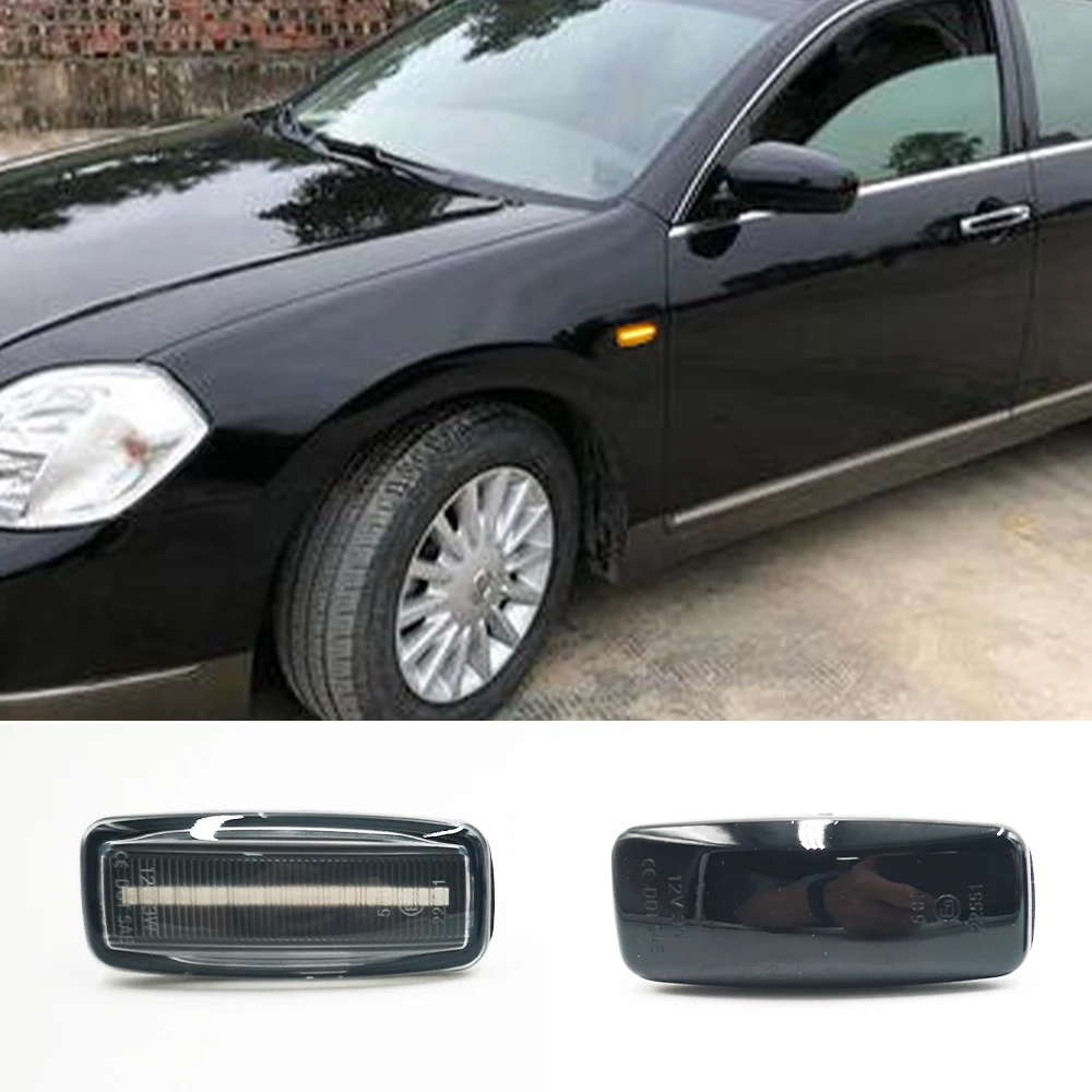 

1 комплект, динамический боковой указатель поворота для Nissan Teana Cefiro Maxima J31 04-07, для солнечного муранского освесветильник
