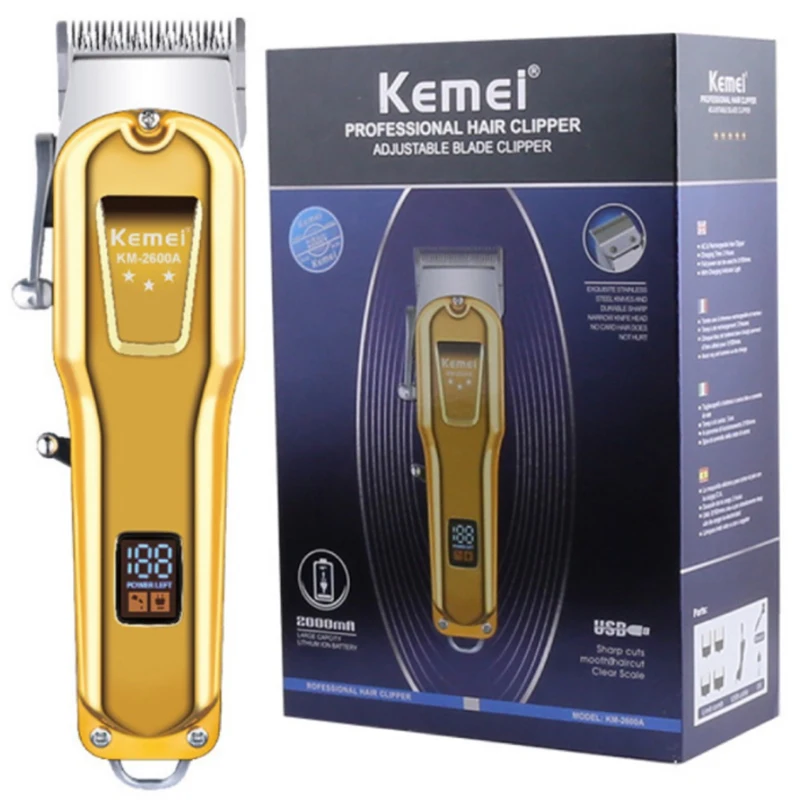 Профессиональная машинка для стрижки волос изысканный регулируемый триммер из