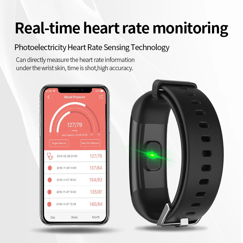 Wearpai M4 для бега, фитнес-часы в реальном времени, Смарт-часы с частотой сердечных сокращений, секундомер, калории, спортивные женские водонепроницаемые часы IP67