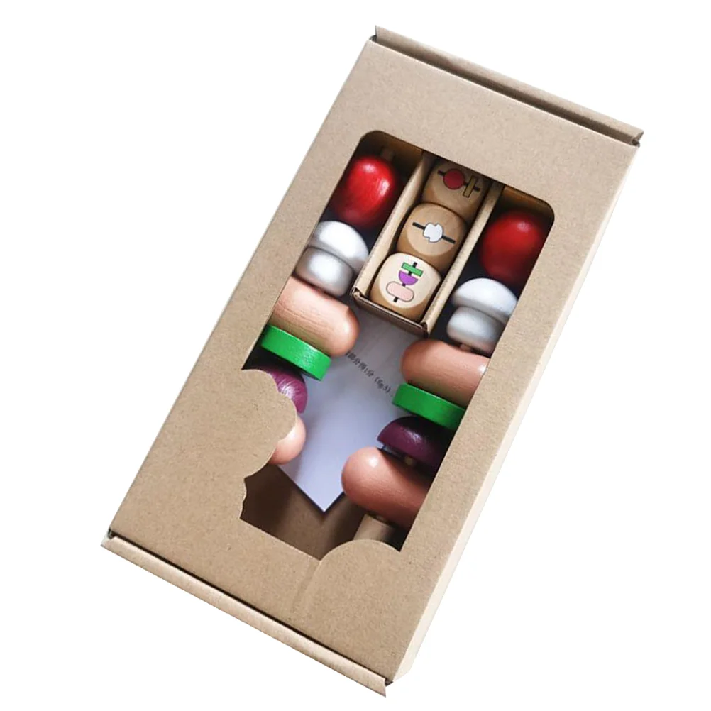 

1 Set Wooden Stacking Toys Educational Toddler Toys Children Blocks Game