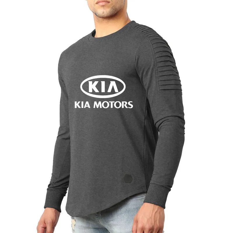 

Casual Men's pullover new KIA Car Logo Printing Spring Autumn Fashion Trend Men's hooded Cotton High Quality Men's Sweatshirt