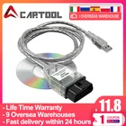 OBD2 MINI VCI V15.00.028 Techstream ТИС поддержкой для Toyota J2534 один кабель диагностический инструмент считыватель кодов Сканер инструменты