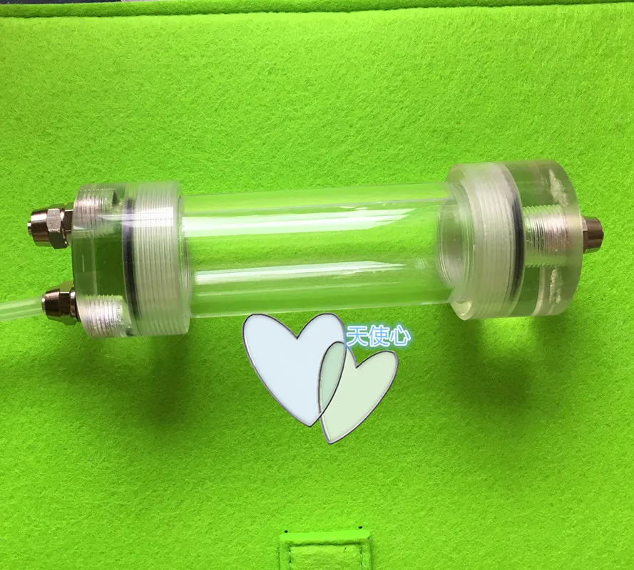 

Split-flow dual-hole gas air drying filter de-moisture drying water absorption filter full transparent cover