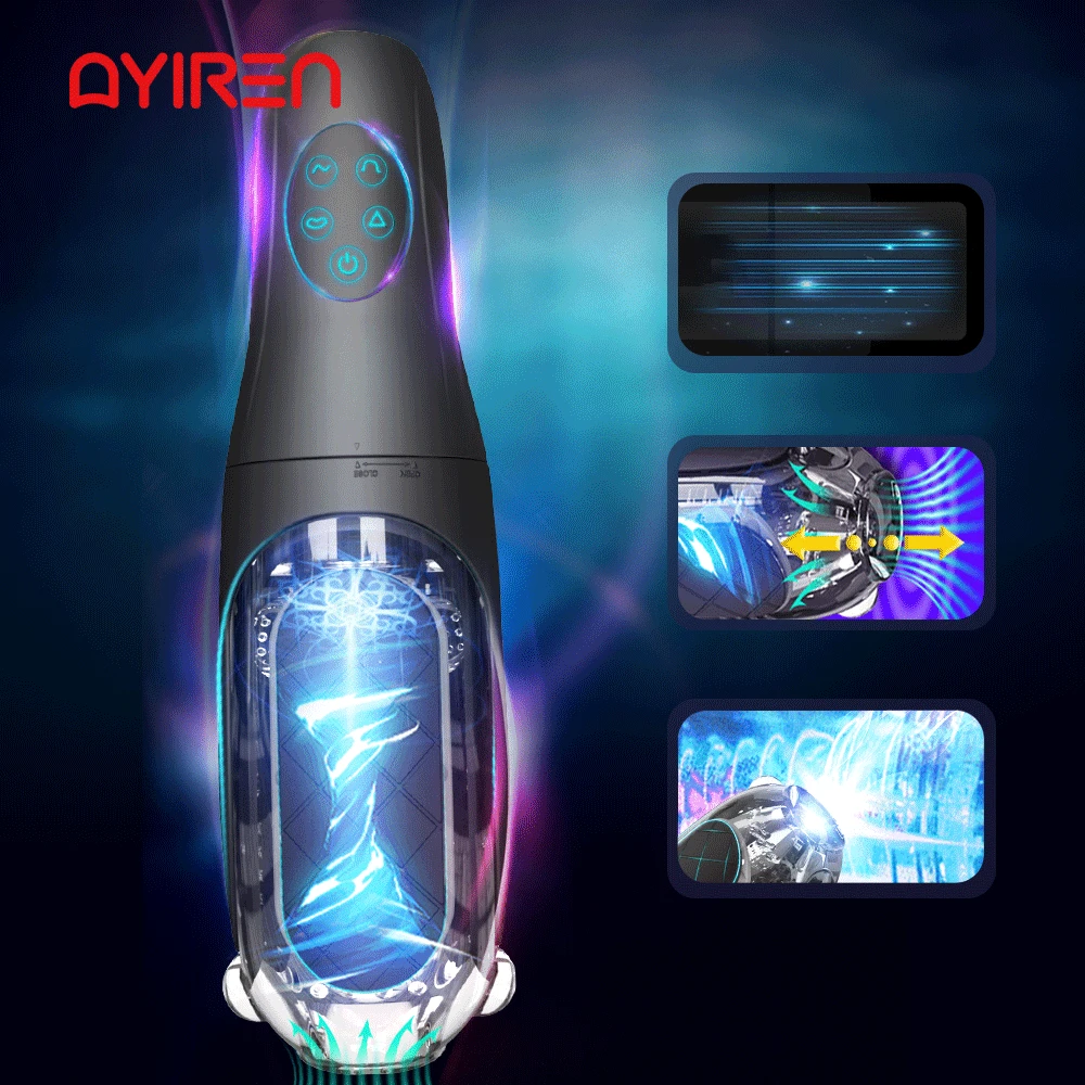 AYIREN автоматические Вибраторы для мужской мастурбации Мужской мастурбатор