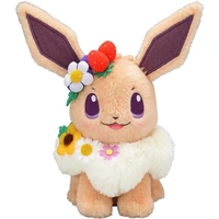 18cm pokemon plush cute easter pikachu dolls eevee stuffed toys anime kawaii cartoon girl children birthday christmas kids gift