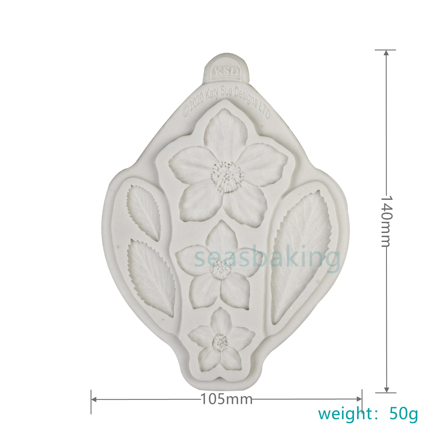 Мультяшные цветы и листья силиконовое мыло для помадки 3D желе конфеты шоколад