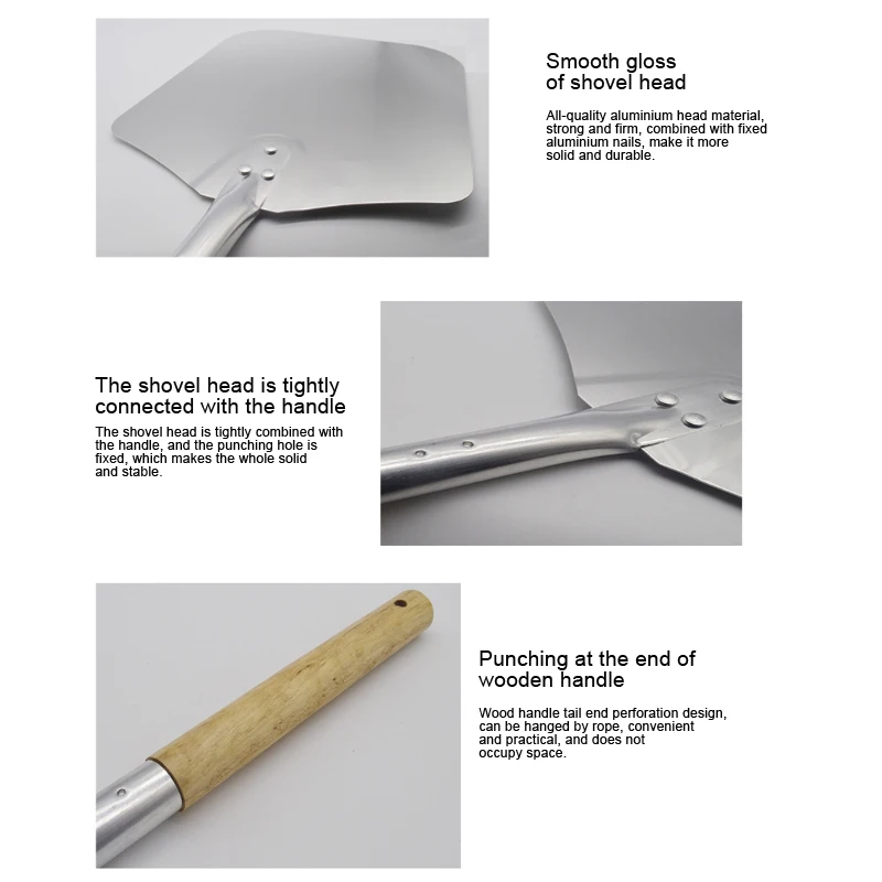 

Home Pizza Shove Aluminum Handle High Quality Pizza Shovel Artisan Tools P7Ding
