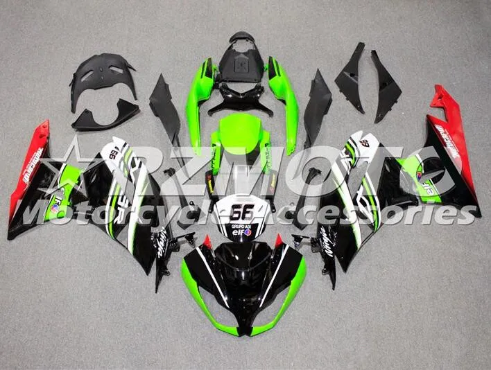 

Комплект обтекателей для мотоцикла из АБС-пластика, подходит для Kawasaki Ninja ZX-6R 636 2009 2010 2011 09 10 11 12, комплект кузова 66