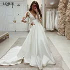 Женское свадебное платье It's yiiya, белое кружевное платье трапециевидной формы в стиле бохо с V-образным вырезом на лето 2021