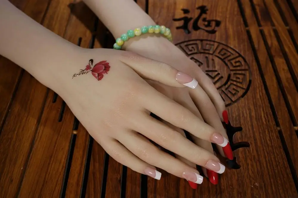 1 пара женских реалистичных пальцев позиционирования запястья силиконовый