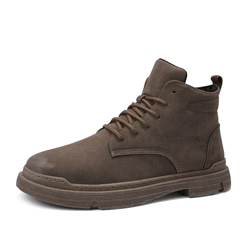 Men Martin Botas Hombre British Style Leisure Fashion Winter Shoes Dropshipping Comfortable Soft Hard-wearing AODLEE | Обувь