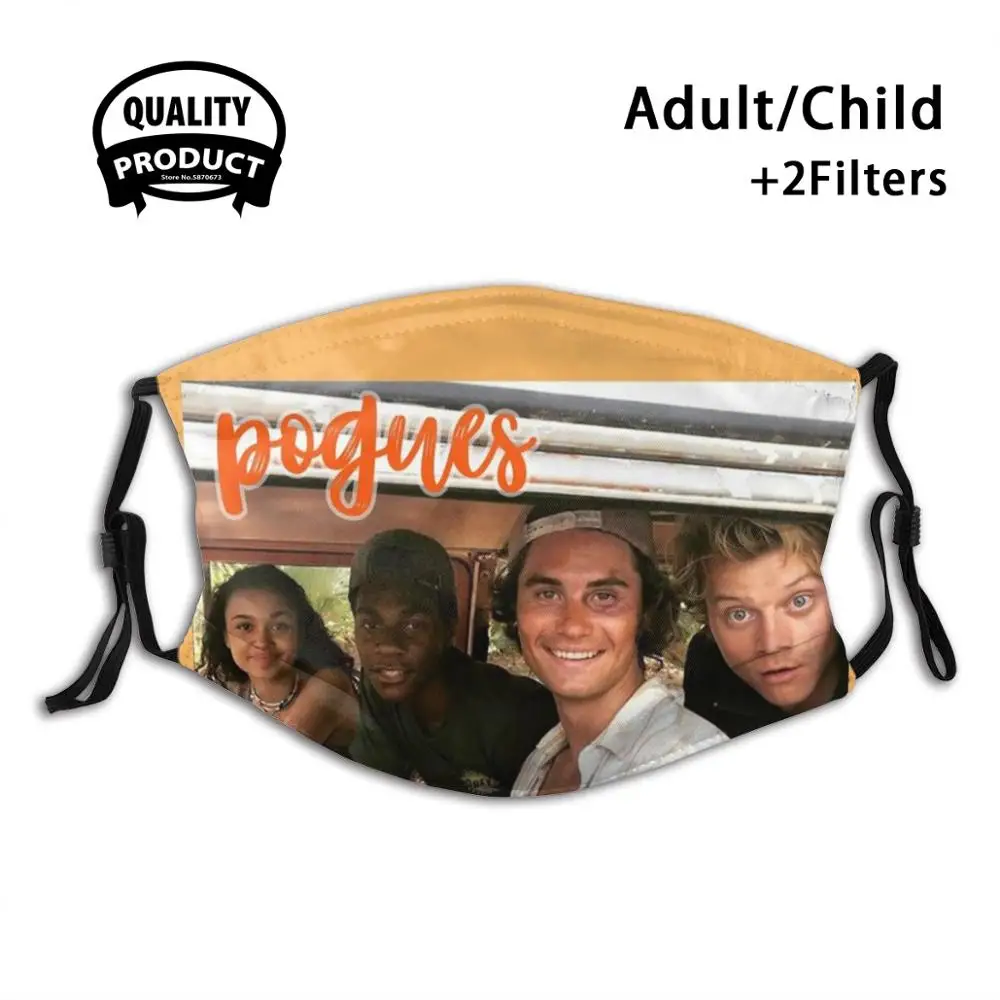 

Pogues | Outer Banks™ Reusable Mouth Mask Filter For Men Women Kids Chase Stokes Outer Banks John B John B Outer Banks Outer