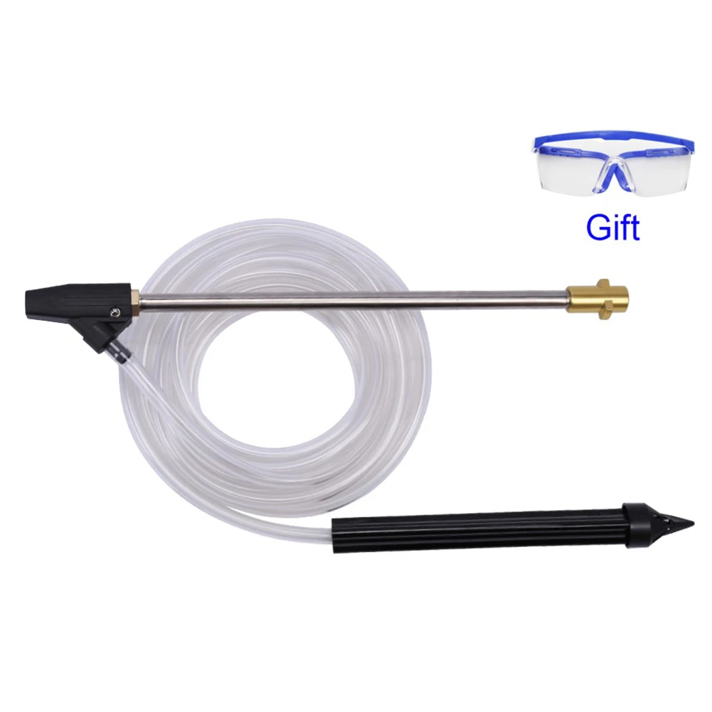 

Sand Blaster Wet Blasting Washer Sandblasting Kit For Karcher High Pressure Transparent Siphon Hose Stainless Steel Lance