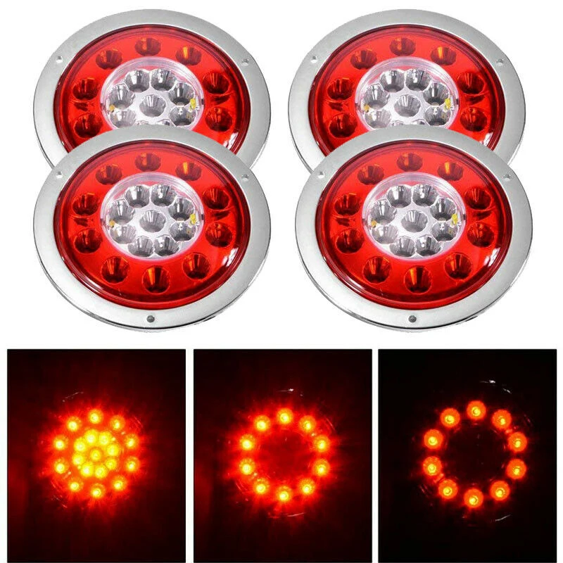 4 шт круглый 19 Led задний стоп-сигнал лампа трейлер грузовик фургон