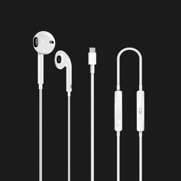 50 шт. Eerbuds для телефона iPhone 7 Plus 8 X XS XR 11 12 наушники/Тип USB C In Ear Динамик гарнитуры