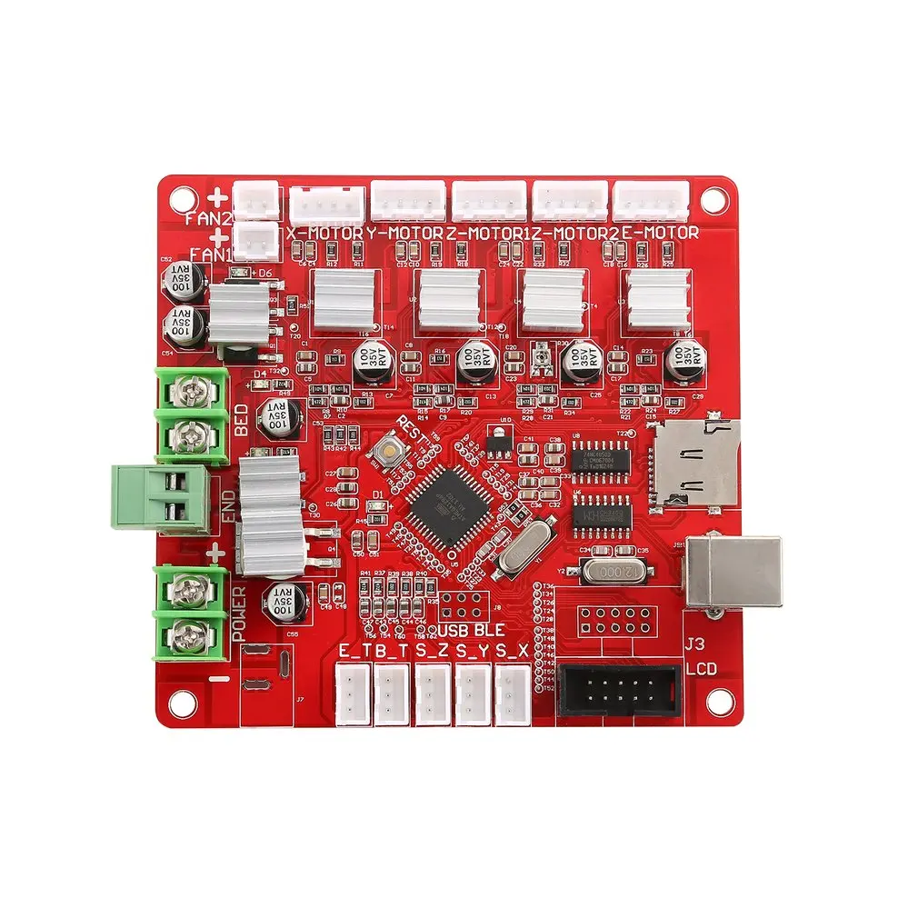 ANET V1.7 3d принтер материнская плата Reprap Ramps1.4 12 В ЖК-Плата управления с USB разъемом для A2 A6 A8 3D настольный принтер