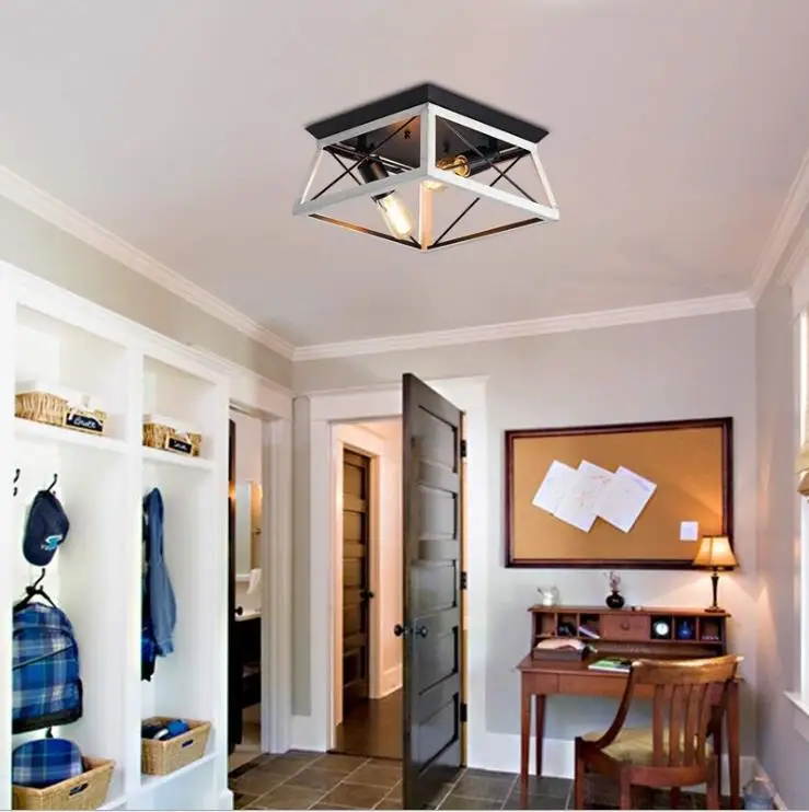 Винтажная Подвесная лампа в стиле индастриал потолочный светильник для гостиной