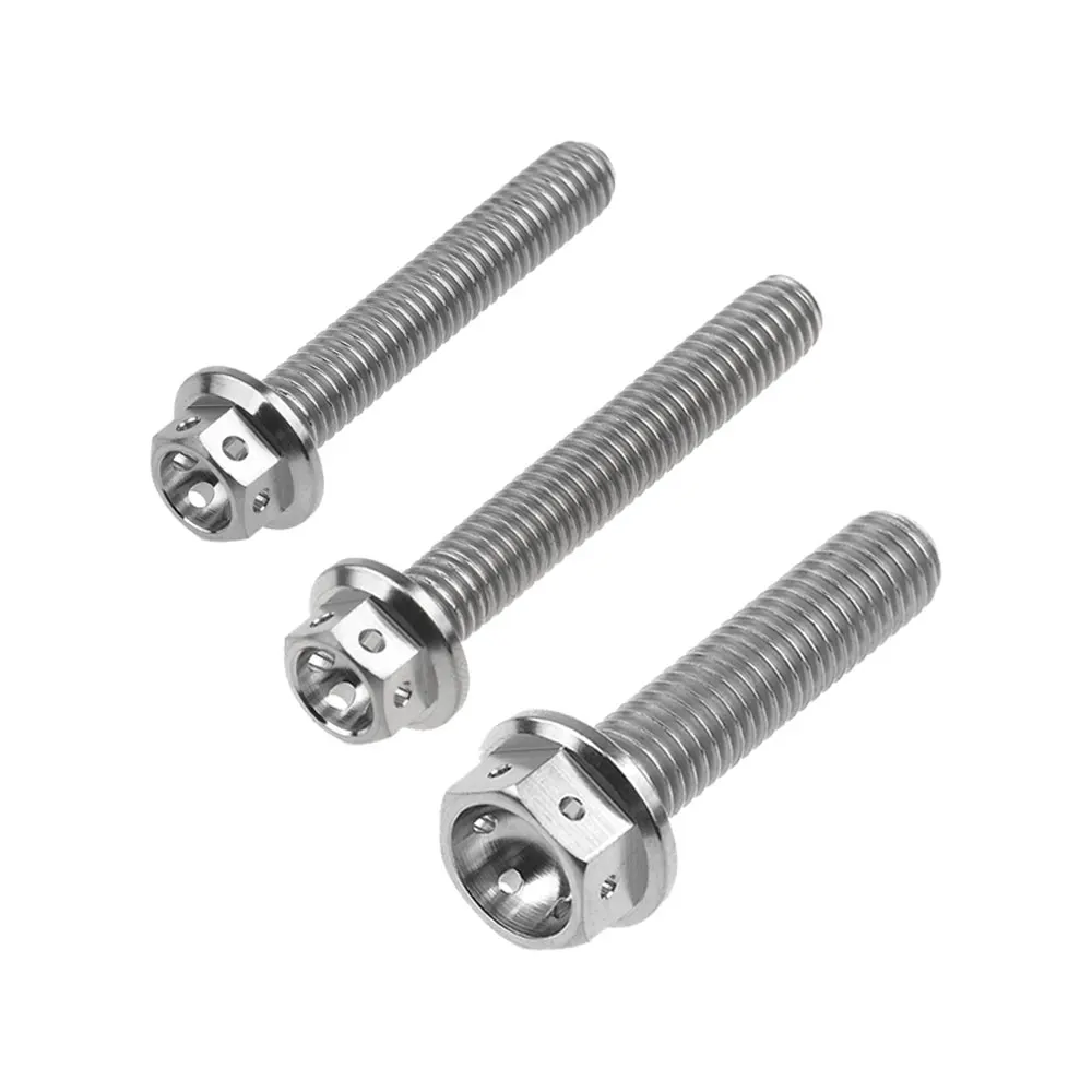 Титановый винт Xingxi для фланцевых болтов 6x35 мм 8x35 с отверстиями крепежей