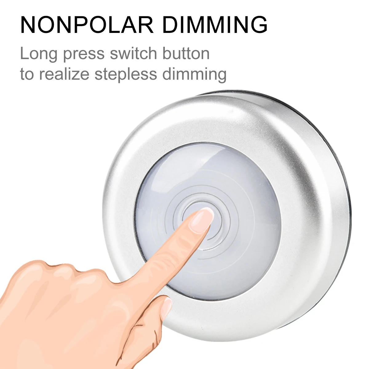 6 светодиодный сенсорный ночник s Pat светильник для шкафа мини с бесступенчатым