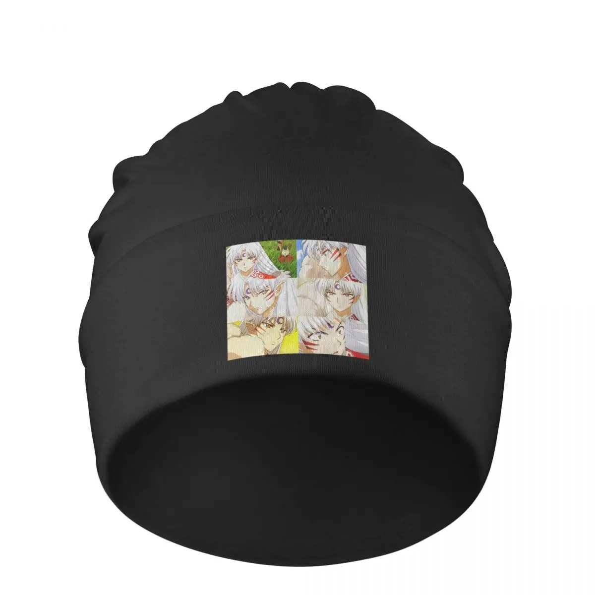 

Inuyasha Adventure Anime Skullies Beanies Caps Sesshoumaru Knit Winter Warm Bonnet Hats Men Women's Street Ski Cap