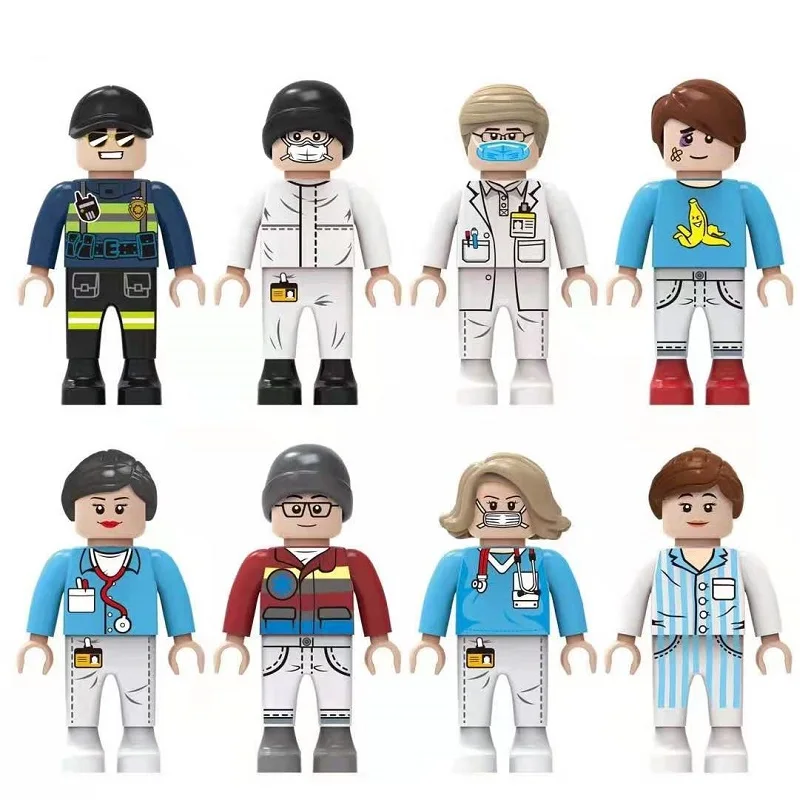 Военные фигурки Playmobil 4 5 см модель Moc игрушки подарок для детей - Цена: 325.2