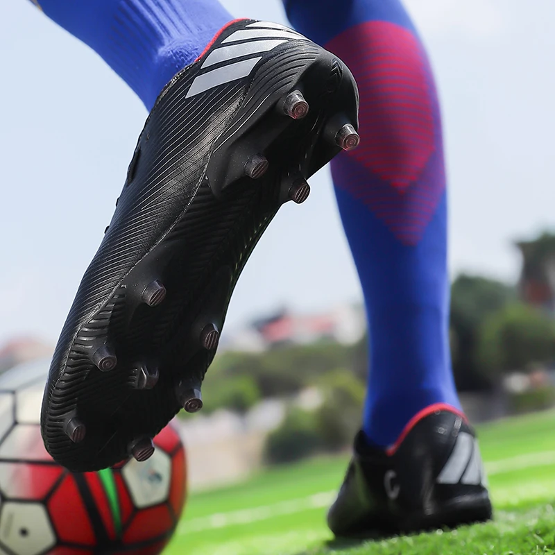 Muyubei Профессиональный Chuteira Futebol Детская футбольная обувь мужские футбольные бутсы детская тренировочная спортивная обувь
