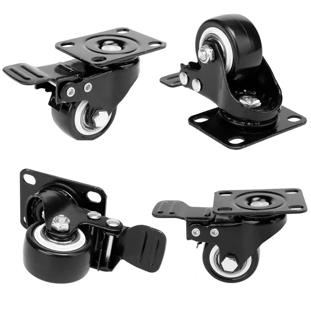 1 5 Дюймовый офисный стул колеса на шарнирах Замена нагрузки 160 кг немой