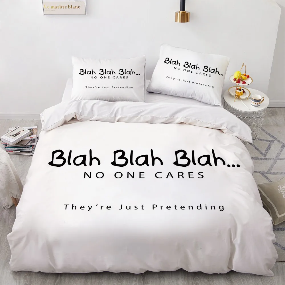 Набор постельного белья с 3D принтом на заказ белые односпальные и двухспальные