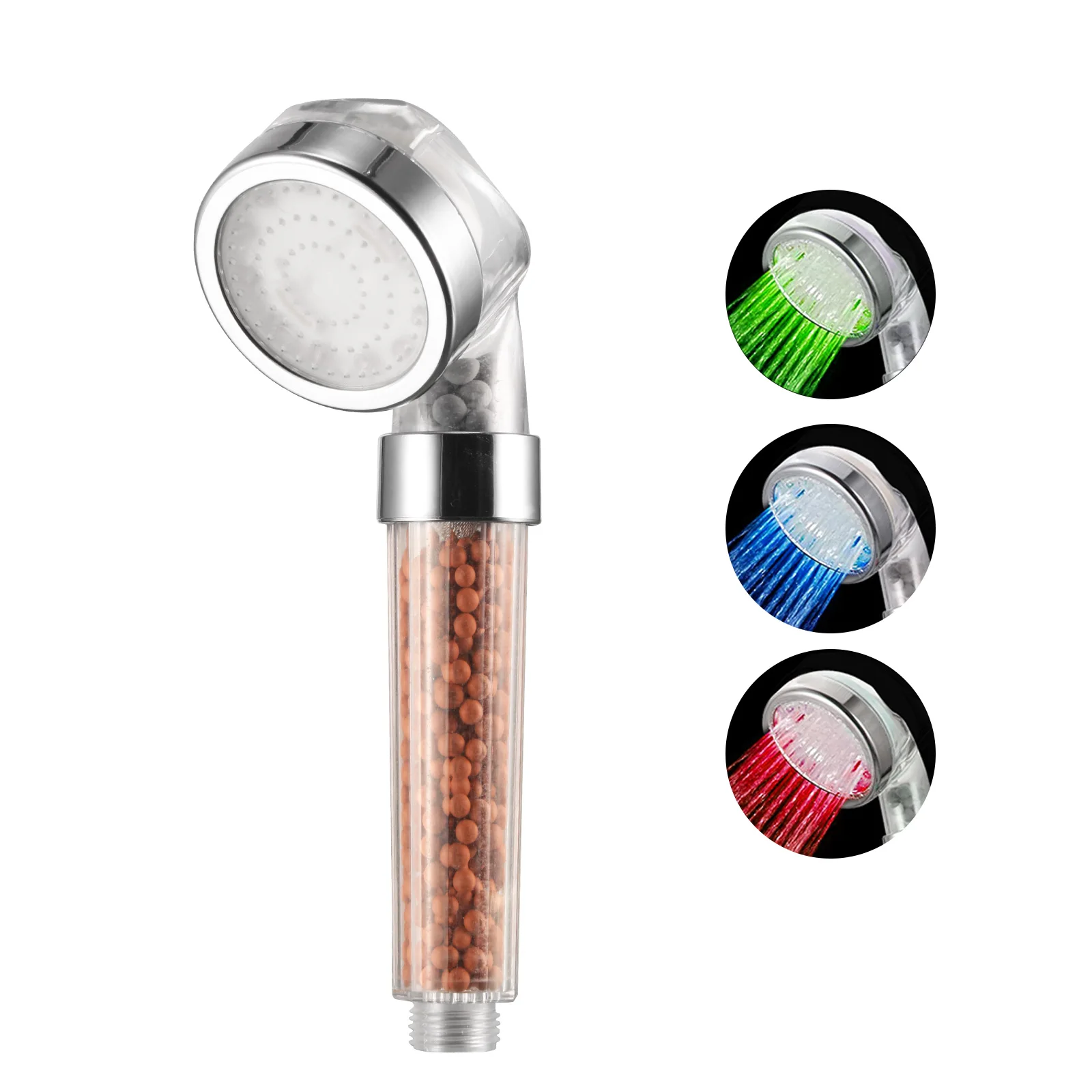 лейка для душа душ с подсветкой Головка со светодиодной 3 цвета | Обустройство