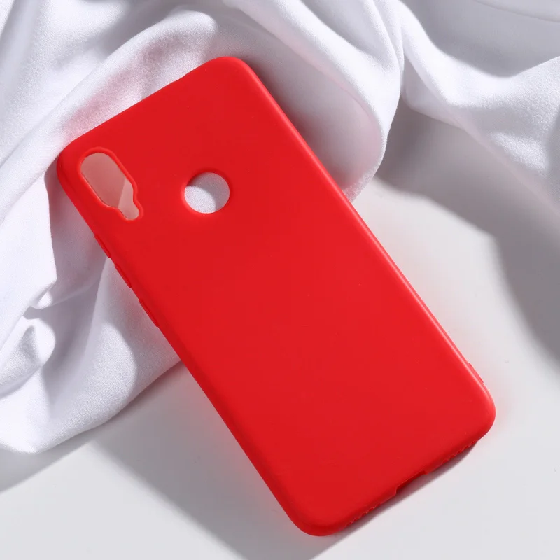 Red Яркий Чехол для Xiao mi Red mi Note 7 6 5 K20 8 Pro чехол s Red mi 7A 6A 5A Prime Go Plus S2 Xio mi A3 9T 9 8 SE Lite силиконовый чехол - Цвет: Red