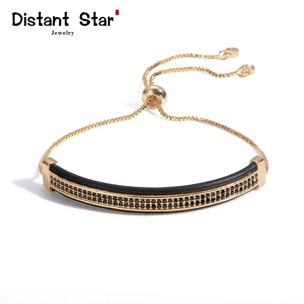 Браслет классический высококачественный медный циркониевый браслет Тумблеры