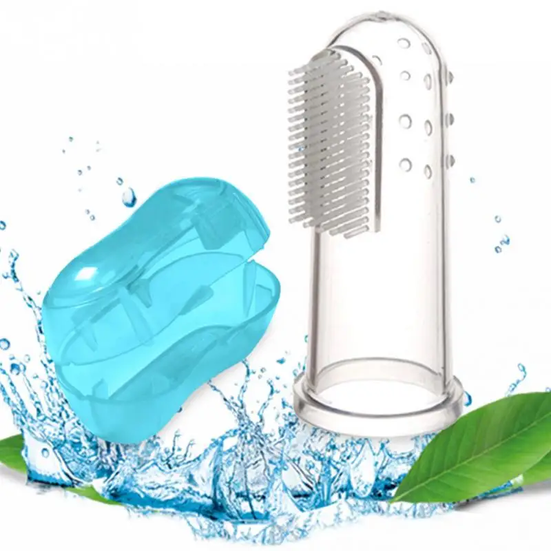 Мягкий силиконовый палец Зубная щётка гигиена полости рта щетка массажер