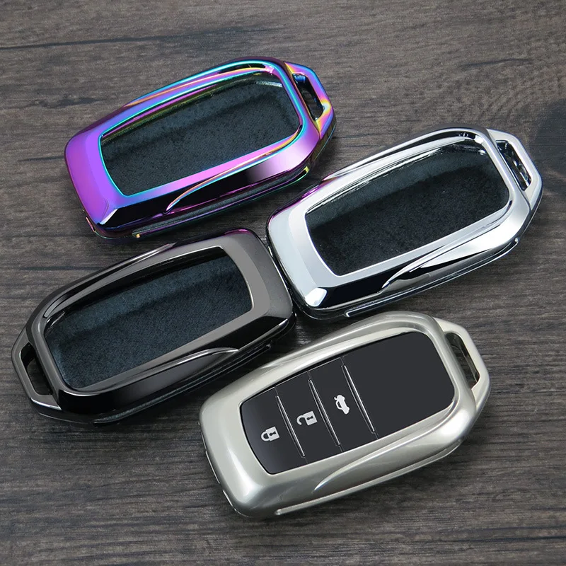 Кожаный чехол для ключей из цинкового сплава Toyota Хайлендер лэнд крузер Riez RAV4 Camry