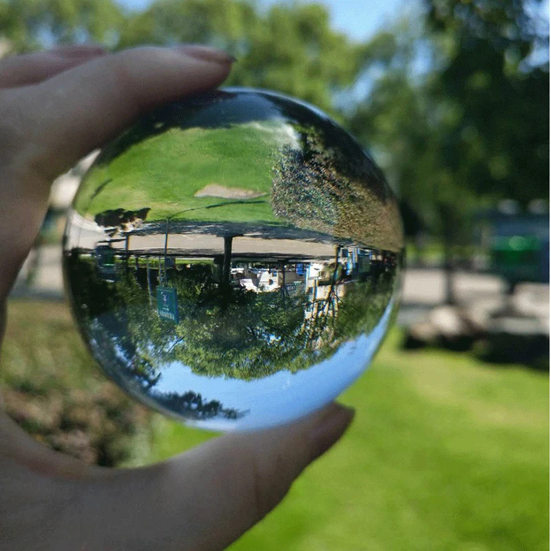 60/70/80MM фотография хрустальный шар орнамент фэншуй Глобус Гадания и предсказания