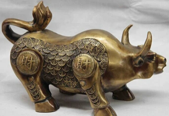 Бесплатная доставка &lt&lt&lt&lt&lt китайская Медь Бронза Home Fengshui статуя богатства