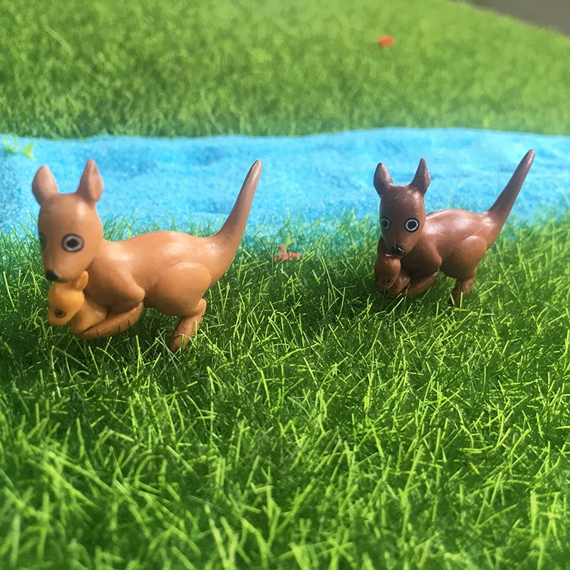 

12 шт мини-кенгуру Фея садовые миниатюры украшение садового орнамента микро бонсай для пейзажа Фигурка «сделай сам» для дома и сада статуя