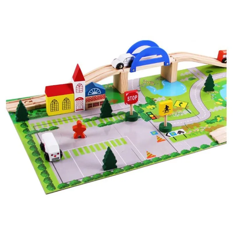 40 шт. городские железные дороги дорожное движение сцена состав тематические