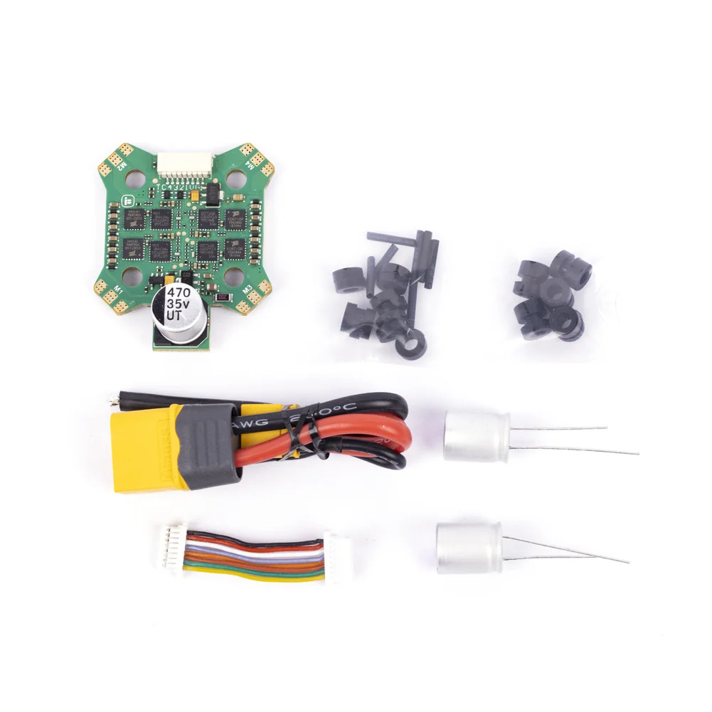 20x20 мм IFlight BLITZ Mini F7 Stack MPU6000 F722 Контроллер полета E55 BLHELI32 55A 4 в 1 ESC 2-6S для FPV дронов |
