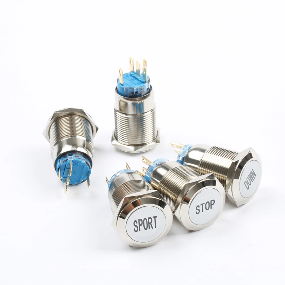 Кнопка для настройки 19 мм металлическая кнопка из нержавеющей стали кольцевая