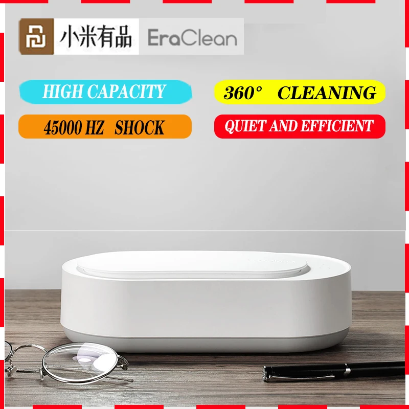 

Xiaomi HOT 45000HZ High frequency vibration Ultrasonic cleaner glasses jewelry jewelry watch household small convenient cleaner