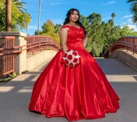 princess red lace quinceanera dresses for 15 year girl birthday party vestidos ball gown sexy v neck formal debut dress party