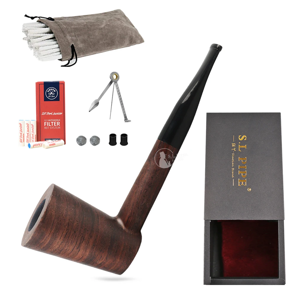 ▂Трубки для курильщиков большой курительной трубы прямого типа ручной работы от