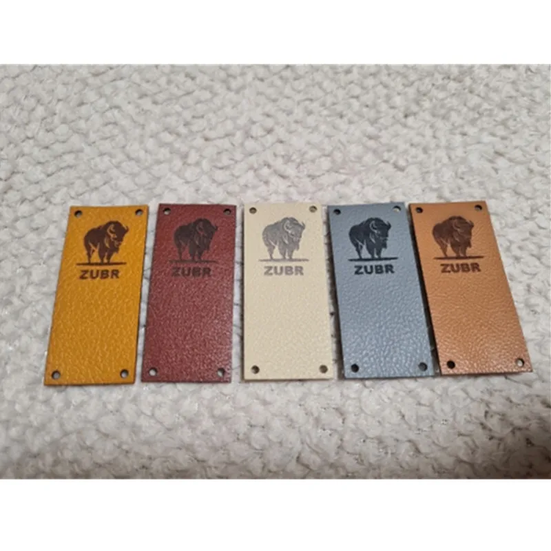 40pcs Handmade leather tags Custom clothing label for knitting crochet Sewing brand logo Garment labels hats DIY Accessories | Дом и сад