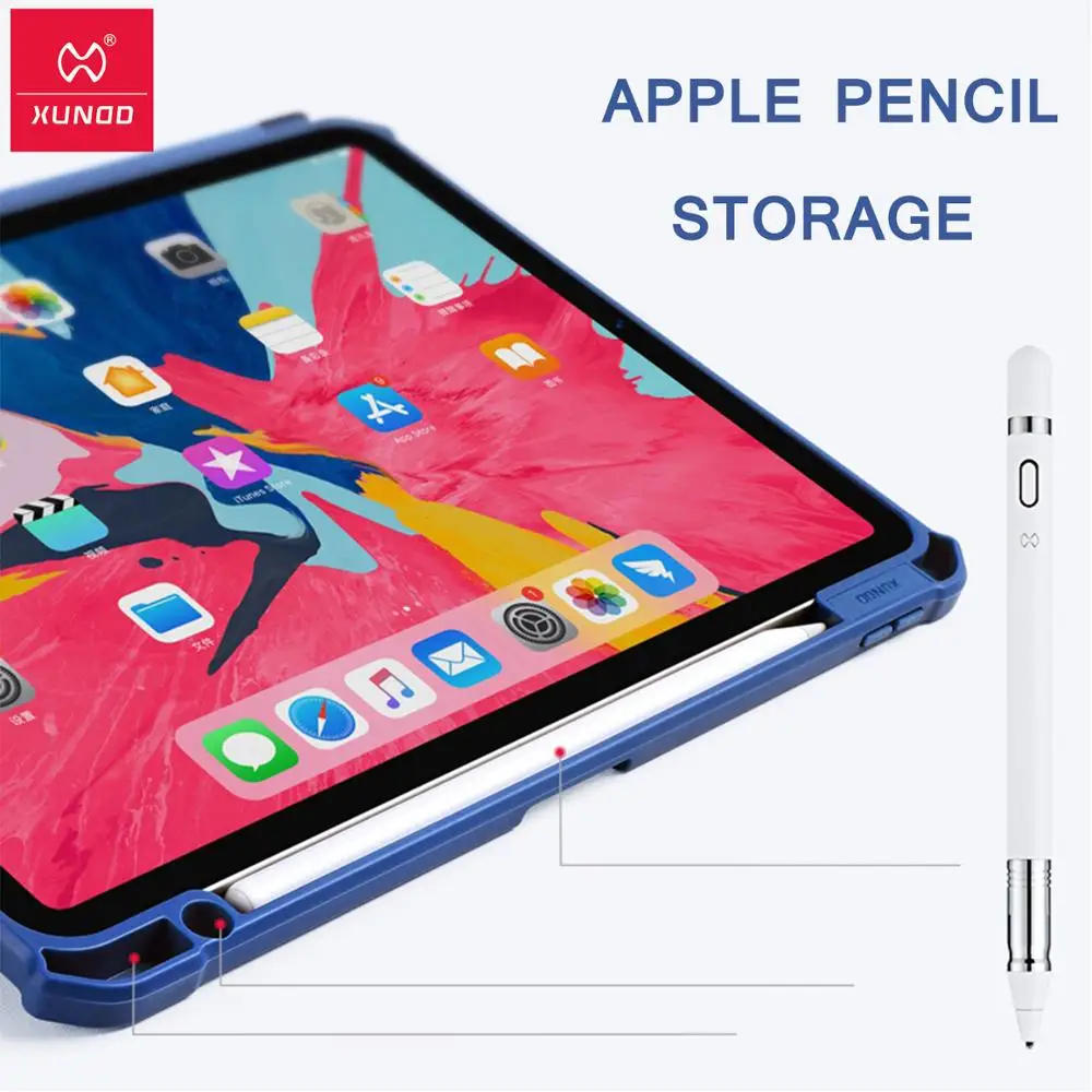 Xundd защитный чехол для планшета iPad Pro 11 кожаный с воздушной подушкой