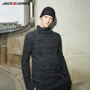 Мужской утепленный пуловер jack Jones на осень и зиму, свитер с воротником-черепашкой, 218325508