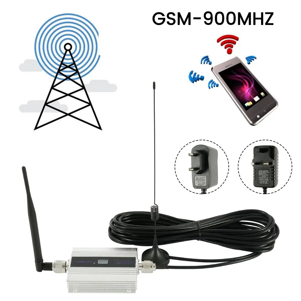 Вилка стандарта США маленький ЖК дисплей GSM 900 МГц мобильный телефон Усилитель